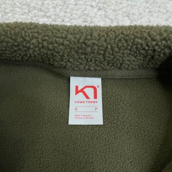 Kari Traa Rothe Fleece Full Zip Jacket Olive green - Picture 5 of 9